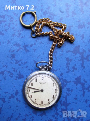 Стар джобен часовник, снимка 4 - Антикварни и старинни предмети - 26393708