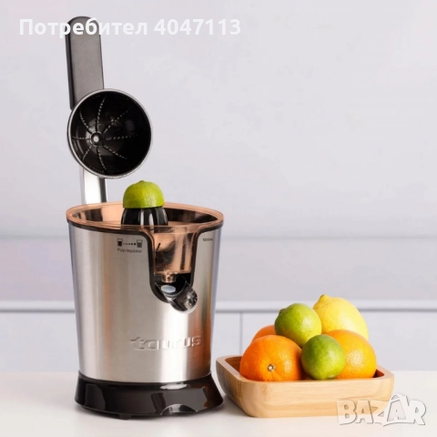 Професионална сокоизстисквачка Taurus Easy Press 1000 Legend – 1000W AC мотор и неръждаема стомана, снимка 4 - Сокоизстисквачки и цитрус преси - 51597307