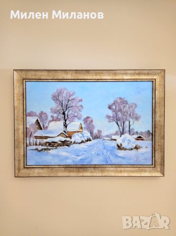 Картина рисувана с маслени бои 