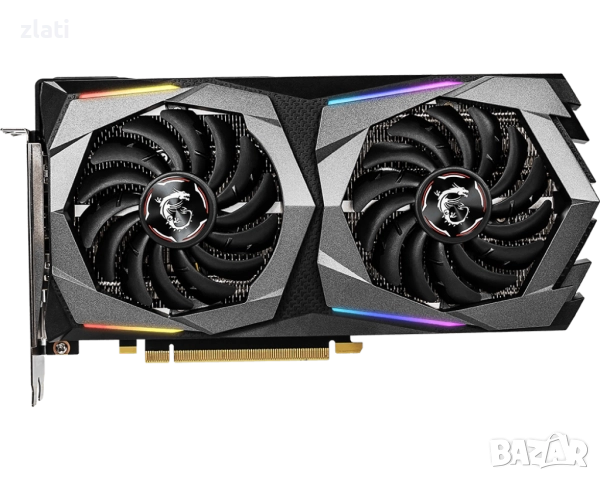 Геймърска Видеокарта MSI GeForce RTX 2060 Gaming Z 6GB GDDR6 с LED-лампи, снимка 4 - Видеокарти - 38099714