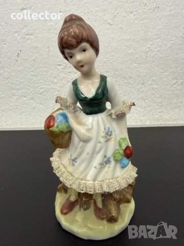 Рисувана порцеланова фогура. №7725, снимка 6 - Колекции - 52789741