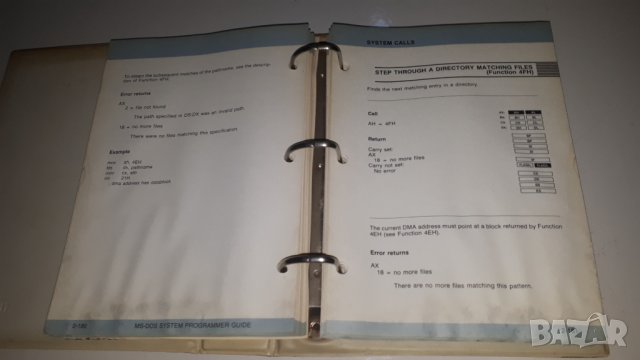 Стар наръчник на Olivetti "MS-DOS System Programmer Guide", снимка 11 - Специализирана литература - 43584729