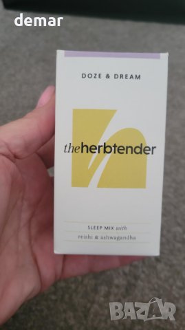 THE HERBTENDER, Doze and Dream - Веган добавка с гъба Рейши и Ашваганда за релаксация и сън 60 бр., снимка 5 - Хранителни добавки - 43581592