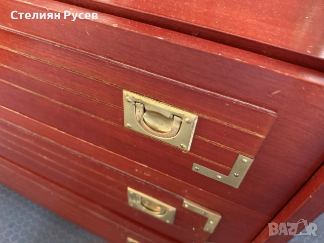 021166  шкаф / скрин с 3 чекмеджета от  масивно дърво 40/80см цена 110 лв или   56.24евро смр  -40см, снимка 5 - Шкафове - 52282854