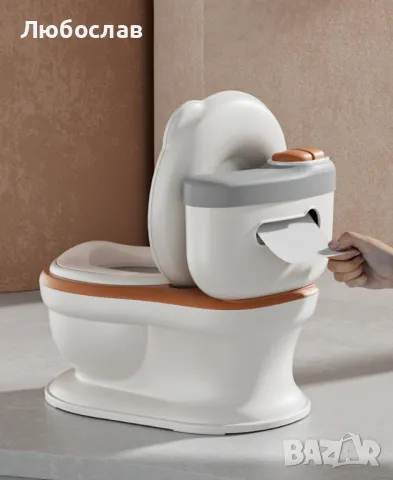 Реалистична Детска Тоалетна/Гърне Със ЗВУК - PoopY, снимка 8 - Други - 47899314
