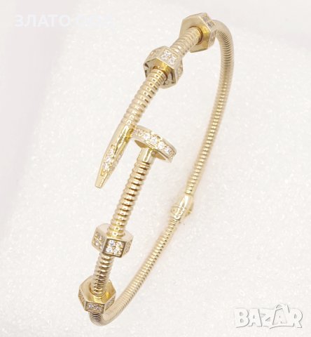 Златни гривни и пръстени модел ПИРОН  , снимка 4 - Гривни - 32564590