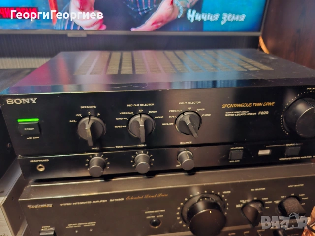 SONY TA-F220, снимка 3 - Ресийвъри, усилватели, смесителни пултове - 53395339