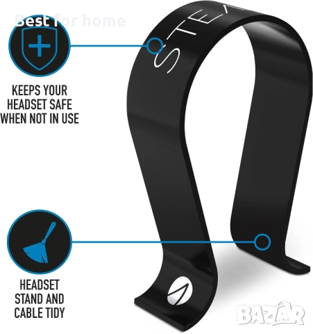 STEALTH SP-C60 Зарядна станция и стойка за слушалки, снимка 8 - Друга електроника - 52925697