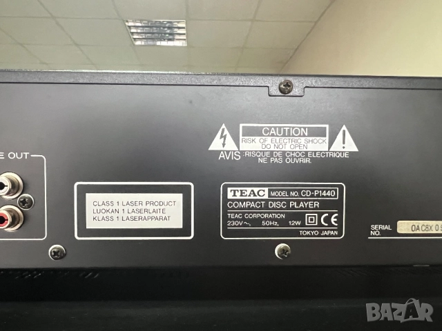 TEAC CD-P1440, снимка 8 - Ресийвъри, усилватели, смесителни пултове - 52361275