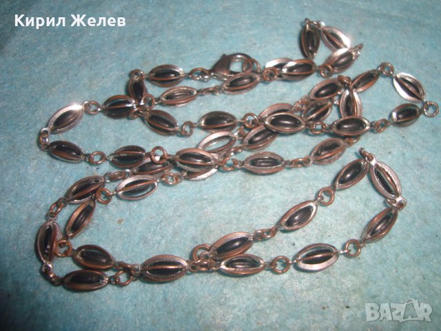 ВИНТИДЖ СРЕБРИСТО КОЛИЕ ГЕРДАН ОГЪРЛИЦА 27044