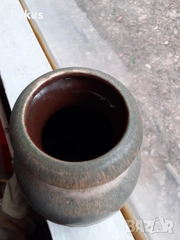 Страхотна голяма ваза немска керамика Scheurich Keramik, снимка 4 - Антикварни и старинни предмети - 53389699