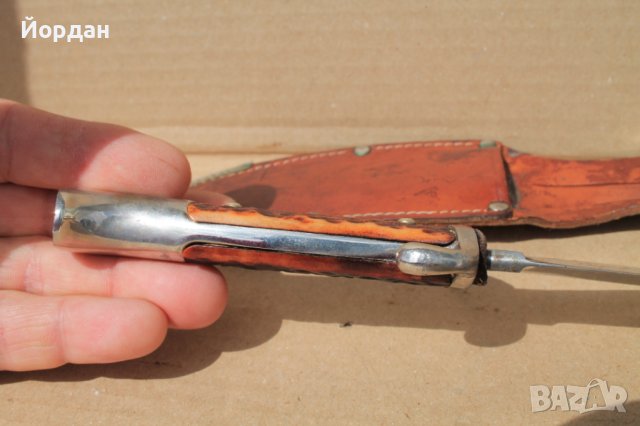 Немски ловен нож, снимка 7 - Антикварни и старинни предмети - 40737336