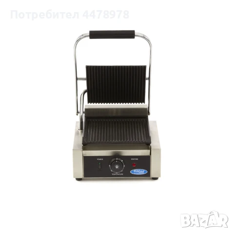 Контактен електрически грил 1.8 kW – перфектен избор за професионални кухни!