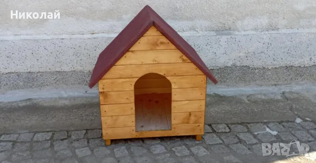 Дървена къща за кучета , средни и големи породи кучета , къща куче от дърво, кучешка къща, снимка 3 - За кучета - 49349494