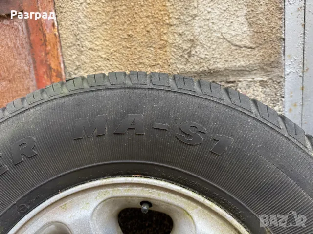 Алуминиеви джанти с гуми 15 цола за джип Mitsubishi Pajero, снимка 8 - Гуми и джанти - 47952677