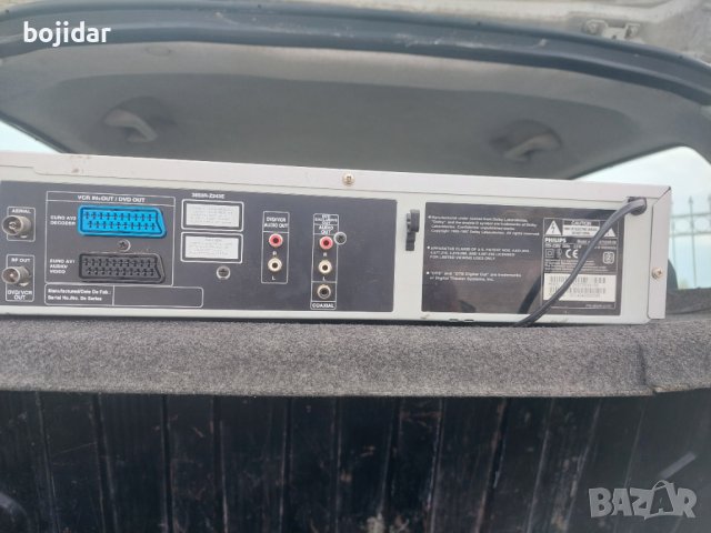 PHILIPS dvd/vcr combi, снимка 3 - Плейъри, домашно кино, прожектори - 44049571
