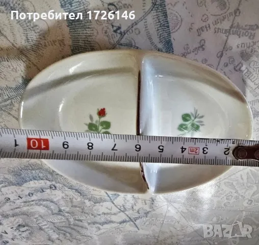 Порцеланови чинии,  сосиера и солница на Дянко Стефанов , снимка 9 - Сервизи - 49439457