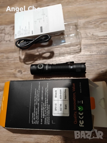 Тактически фенер Sofirn SP31 V3 Black, снимка 2 - Екипировка - 52941382