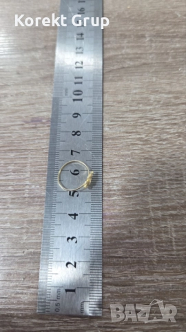 Златен пръстен детски, снимка 6 - Пръстени - 52842598