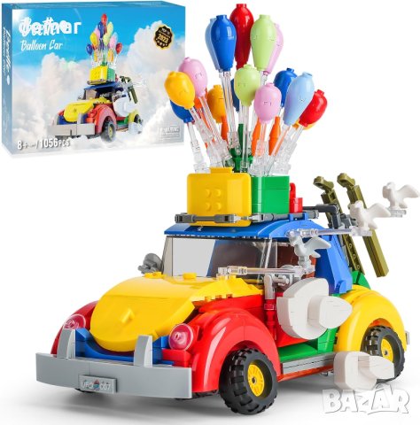 VEPOWER Idea Beette Building Set с балони, съвместим с Lego Friends, снимка 1 - Конструктори - 43605396