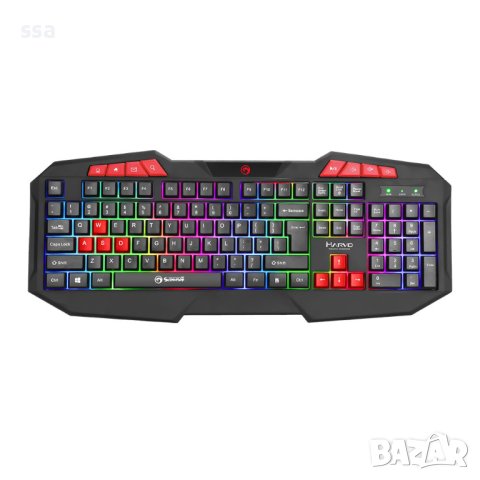 Marvo геймърска клавиатура Gaming Keyboard 112 keys - K602 - Rainbow backlight