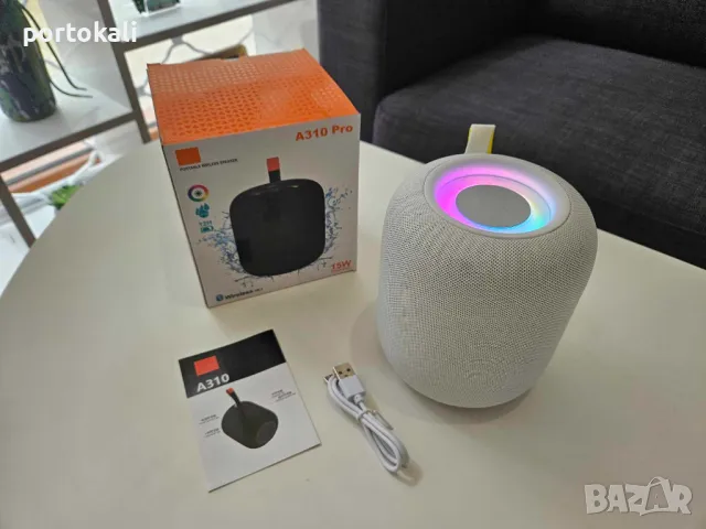 +Гаранция! НОВА! Bluetooth Тонколона колона колонка FM SD USB радио карта памет флашка A310 Pro, снимка 2 - Тонколони - 49903427