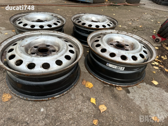 4бр. железни джанти 16" 5х112 - VW Sharan, Seat Alhambra, Ford Galaxy, снимка 5 - Гуми и джанти - 52630167