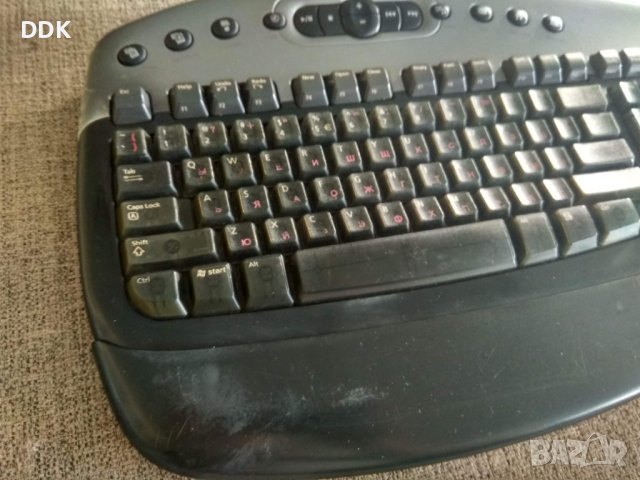 Microsoft-мултимедийна безжична клавиатура+ предавател , снимка 2 - Клавиатури и мишки - 39315543