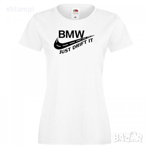 Дамска тениска BMW Just Drift It, снимка 2 - Тениски - 32837120