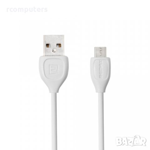 Кабел Remax Micro USB Дата, Бял, 1m