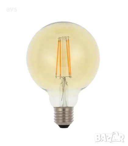 LED крушка 8W G95 2500K филамент VITO E27, снимка 1