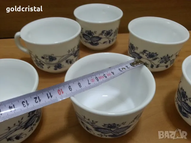 френски аркопал чаши за чай , снимка 2 - Антикварни и старинни предмети - 47389416