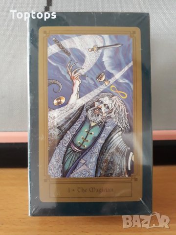 Fantastical Tarot - таро колода с 78 карти и хартиена книжка, 7смx12см, снимка 2 - Карти за игра - 34657013