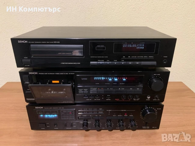 Продавам сет Denon от три компонента, снимка 2 - Ресийвъри, усилватели, смесителни пултове - 51033107