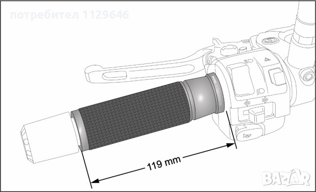 Puig Hi-Tech - качествени ръкохватки за мотор, мотопед, скутер, снимка 9 - Части - 43076881