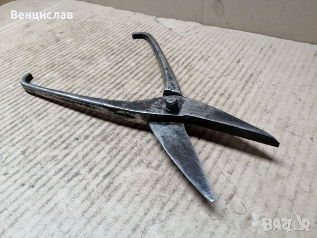Стара Соц Ножица За Рязане На Ламарина. , снимка 6 - Антикварни и старинни предмети - 37899495