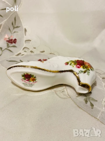 порцеланова обувка Royal Albert , снимка 6 - Декорация за дома - 50986711