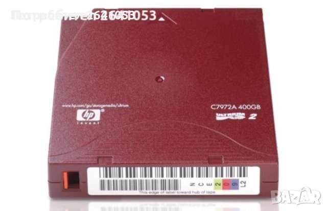 HP C7972A, HPE LTO-2 Ultrium 400GB Data Cartridge - касета 