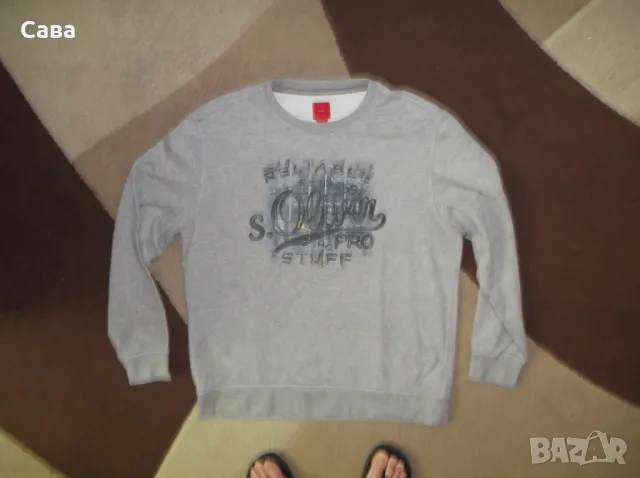 Ватирана блуза S.OLIVER  мъжка,2-3ХЛ, снимка 2 - Блузи - 50393932