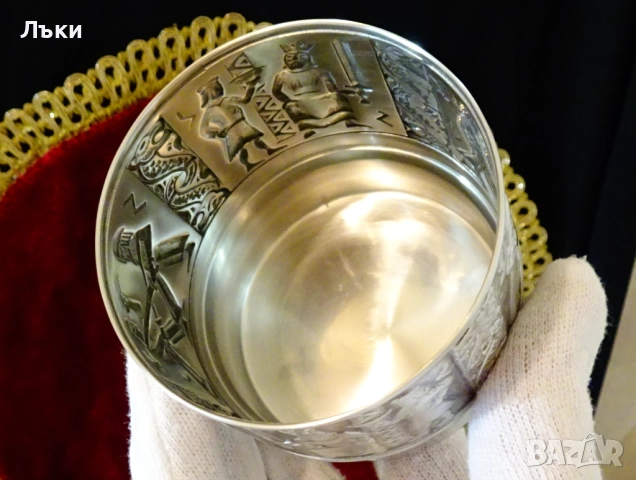 Калаена чаша за уиски,вино,Викинги,Норвегия. , снимка 5 - Антикварни и старинни предмети - 52067441