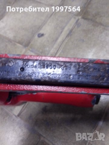 Пневматичен такер ATRO модел 4500 - НЕРАБОТЕЩ, снимка 4 - Други инструменти - 43245084