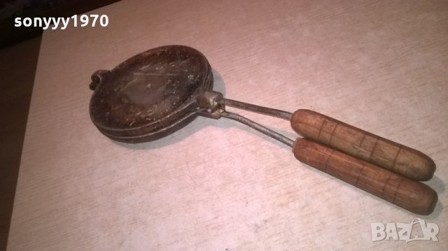 двоен тиган за ореховки-внос франция-40х15см, снимка 7 - Съдове за готвене - 27106388