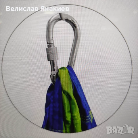 Висящ стол Maxima - 150 x 60 cm, с надуваема възглавница, зелен, снимка 2 - Градински мебели, декорация  - 51302591