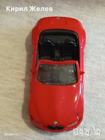 Метална количка спортен модел BMW много красива за КОЛЕКЦИЯ ДЕКОРАЦИЯ 61211, снимка 4 - Колекции - 53561968