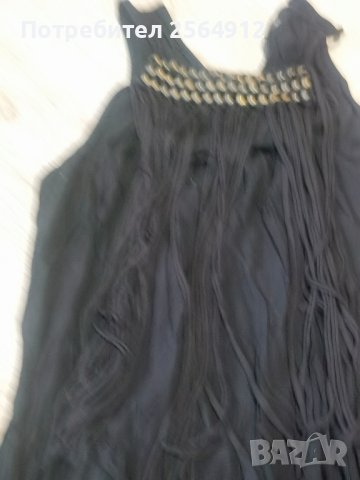 продавам черна рокля на Зара , снимка 1 - Рокли - 43707031
