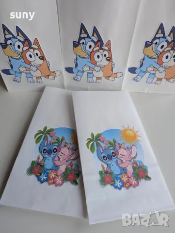 Хартиени пликчета за лакомства и подаръци Стич