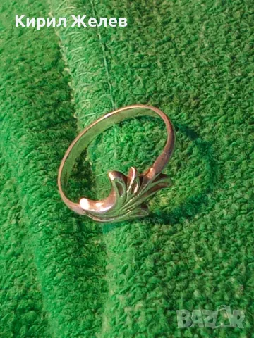 ИЗИСКАН ФЛОРАЛЕН СРЕБЪРЕН ПРЪСТЕН СРЕБРО 925 ФИНА РЪЧНА МАЙСТОРСКА АРТ ИЗРАБОТКА 27586, снимка 11 - Пръстени - 46231853