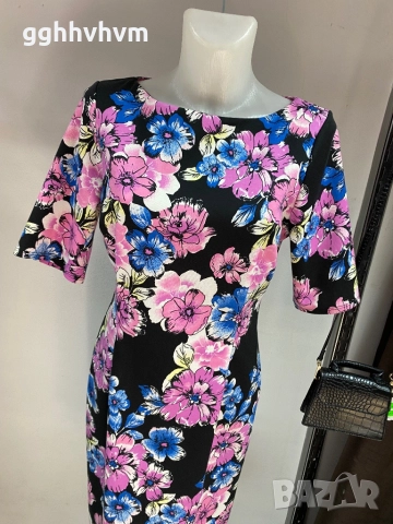 Рокля на цветя с/м, снимка 2 - Рокли - 52927243