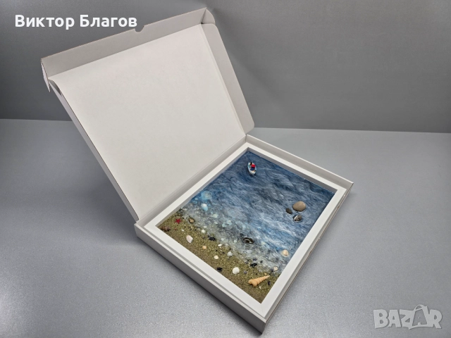 3D картина с море от епоксидна смола, снимка 9 - Картини - 52937575