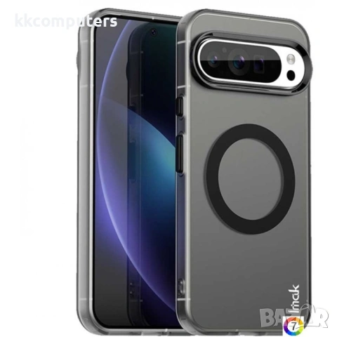 Google Pixel 9 Pro / Pixel 9 IMAK Силиконов Калъф Candy Series TPU +PET/ MagSafe и Протектор